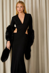 VESTIDO LONGO LAURA CREPE