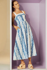 VESTIDO MAXI MIDI ROSETTA