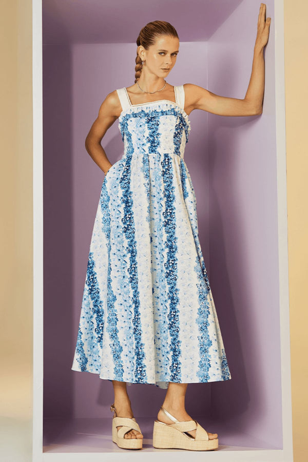 VESTIDO MAXI MIDI ROSETTA