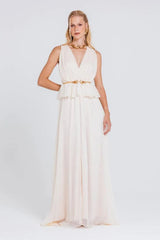 VESTIDO MEDUSA AREIA