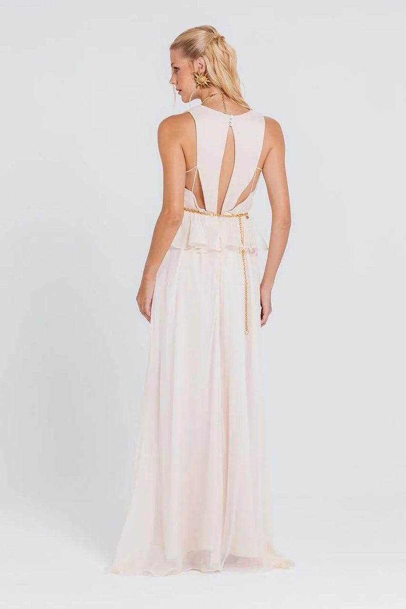 VESTIDO MEDUSA AREIA