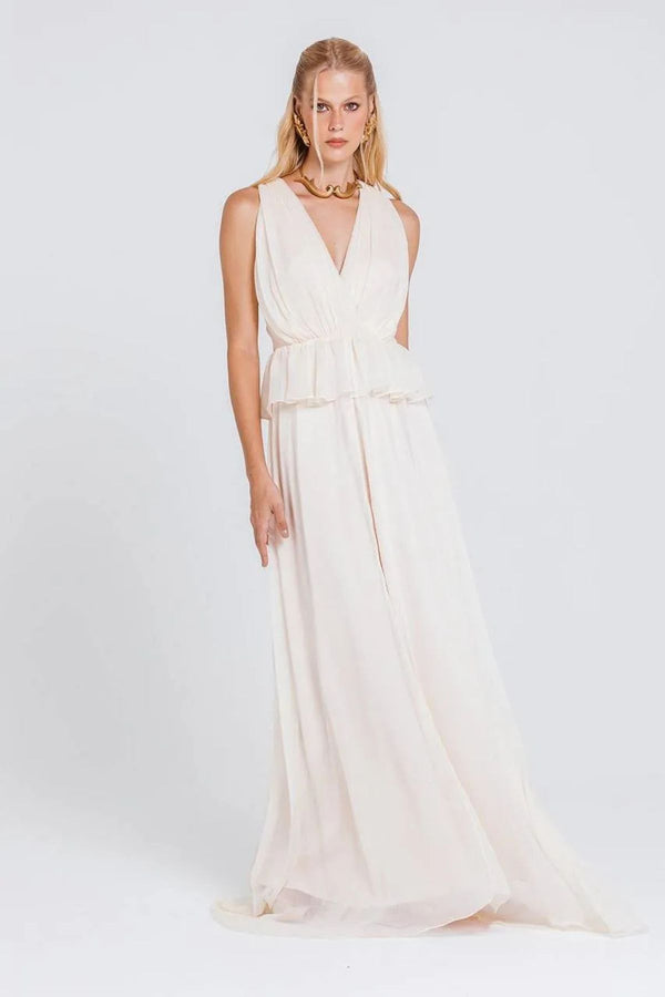 VESTIDO MEDUSA AREIA