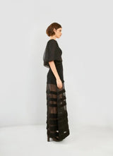 VESTIDO MIDI MANGA BUFANTE