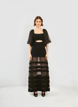 VESTIDO MIDI MANGA BUFANTE