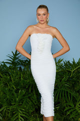 VESTIDO MIDI MIRANDA BRANCO