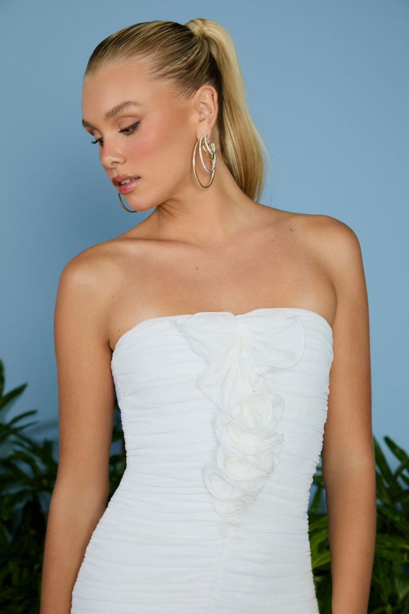 VESTIDO MIDI MIRANDA BRANCO