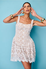 VESTIDO MINI RENDA NEIGE