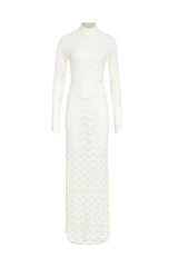 VESTIDO RENDA ILBA OFF WHITE