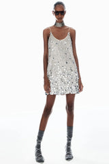 VESTIDO PAETE RUSH REMI