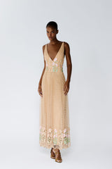 VESTIDO TELA SINFONIA DAS FLORES ALCINHA
