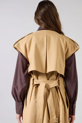 VESTIDO TRENCH MAXI MIDI