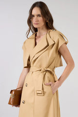 VESTIDO TRENCH MAXI MIDI