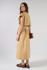 VESTIDO TRENCH MAXI MIDI