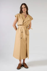 VESTIDO TRENCH MAXI MIDI