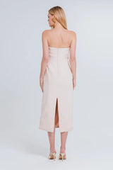 VESTIDO ARETUSA AREIA