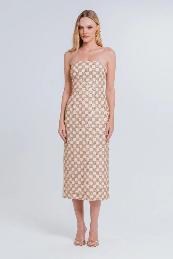 VESTIDO ARETUSA AREIA