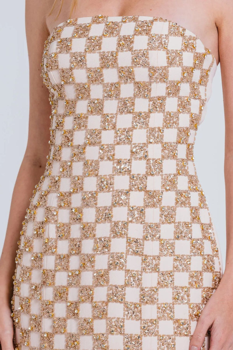 VESTIDO ARETUSA AREIA