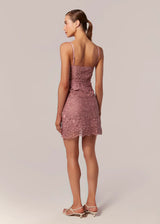 VESTIDO CURTO COM BOJO BOUGANVILLEA MALVA
