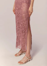 VESTIDO LONGO COM ALÇAS BOUGANVILLEA MALVA