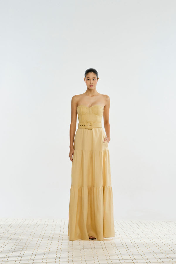 VESTIDO LINHO PERUANO MARESIA