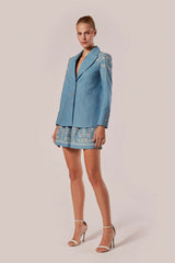 BLAZER ALFAIATARIA CHAMBRAY ELEGANZA DENIM