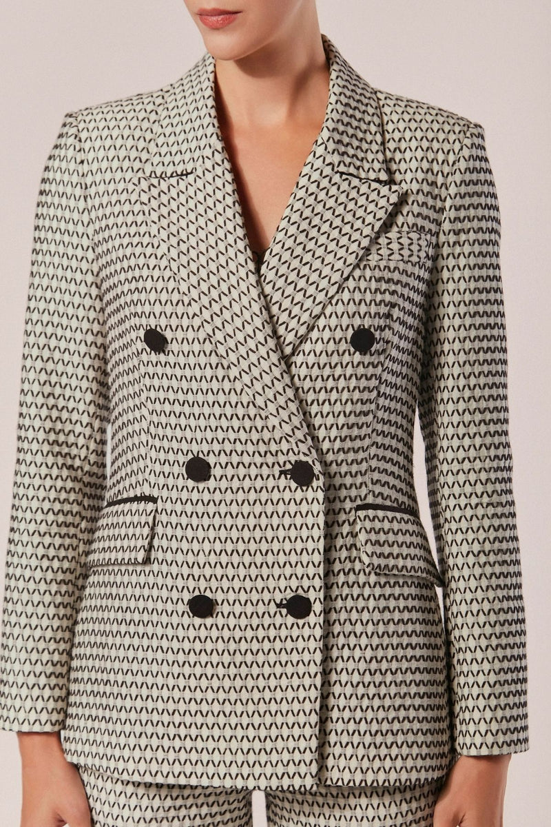 BLAZER ALFAIATARIA COM ABOTOAMENTO DUPLO DIVINITA