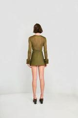SHORTS SAIA COM BABADOS SWAMP