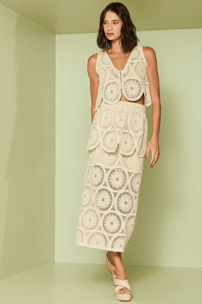 BLUSA MARINA EM CROCHÊ