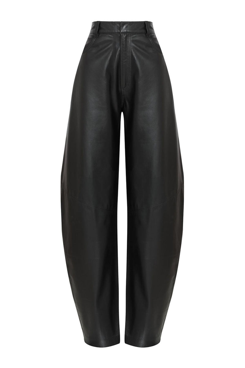 CALÇA COURO ILVA BLACK