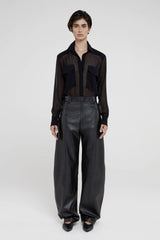 CALÇA COURO ILVA BLACK