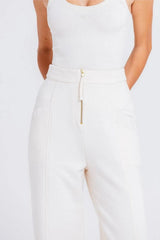 CALÇA IVORA MARFIM