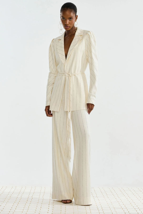 CALÇA LINHO MISTRAL RISA DE GIZ OFF WHITE