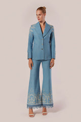 CALÇA PANTALONA CHAMBRAY ELEGANZA DENIM