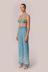 CALÇA PANTALONA CHAMBRAY ELEGANZA DENIM