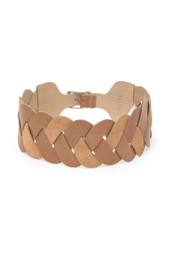 CINTO TRESSE COURO HEIODORA OCRE