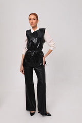 COLETE LIRA CROCO BLACK