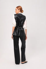 COLETE LIRA CROCO BLACK