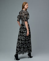 VESTIDO LONGO FLORAL ESSENCIALE