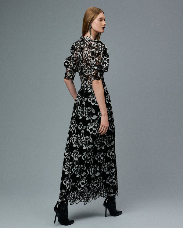 VESTIDO LONGO FLORAL ESSENCIALE