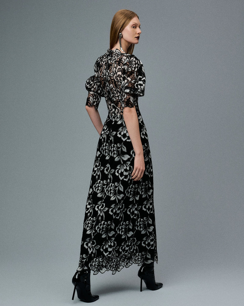 VESTIDO LONGO FLORAL ESSENCIALE