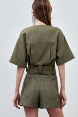 SAIA SHORTS CANVAS SUN FARRAH