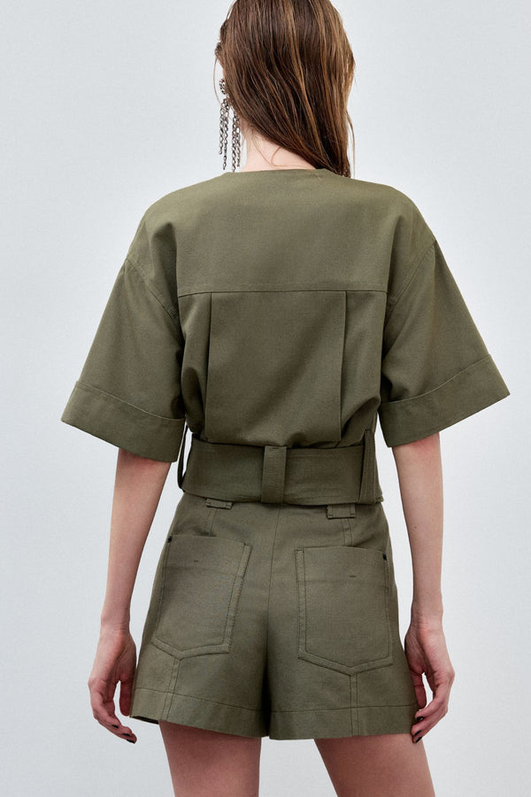 SAIA SHORTS CANVAS SUN FARRAH