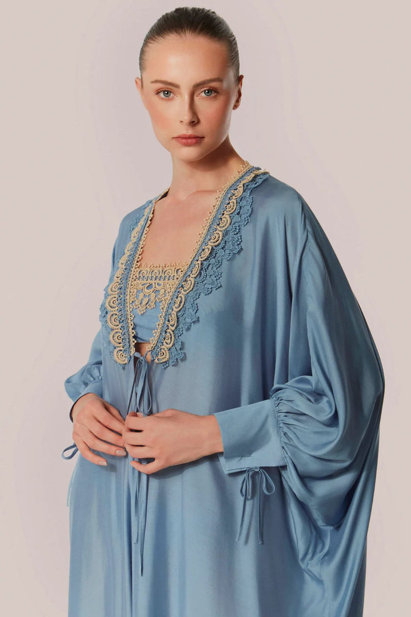 KAFTAN LONGO M/L SOFFIO DENIM