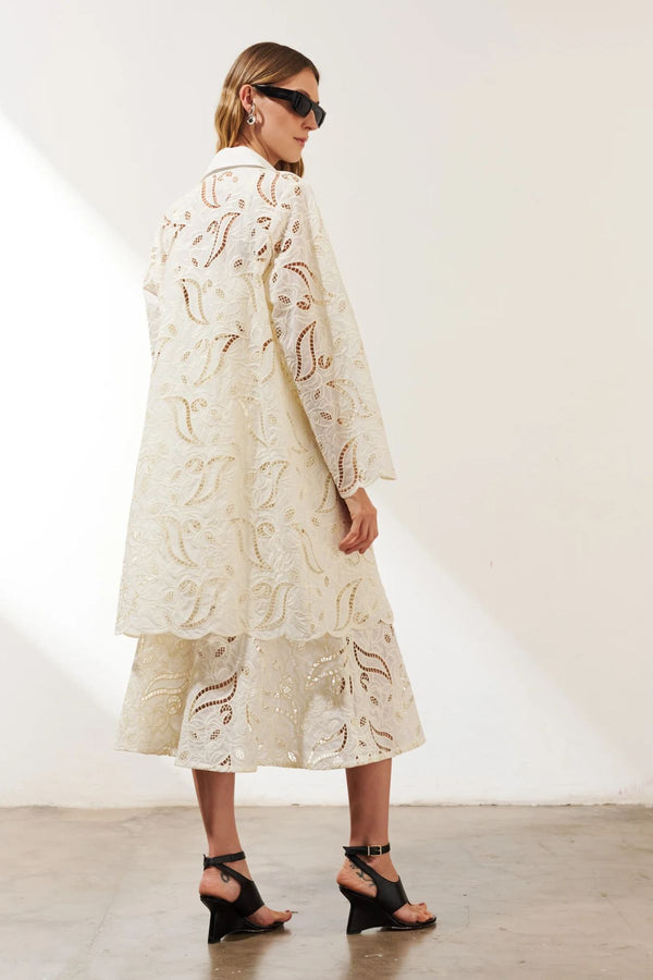 KIMONO POSITANO OFF WHITE