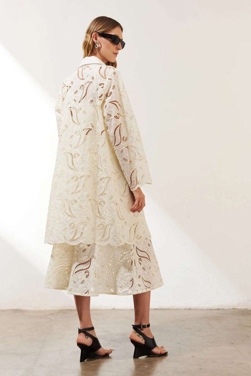 KIMONO POSITANO OFF WHITE