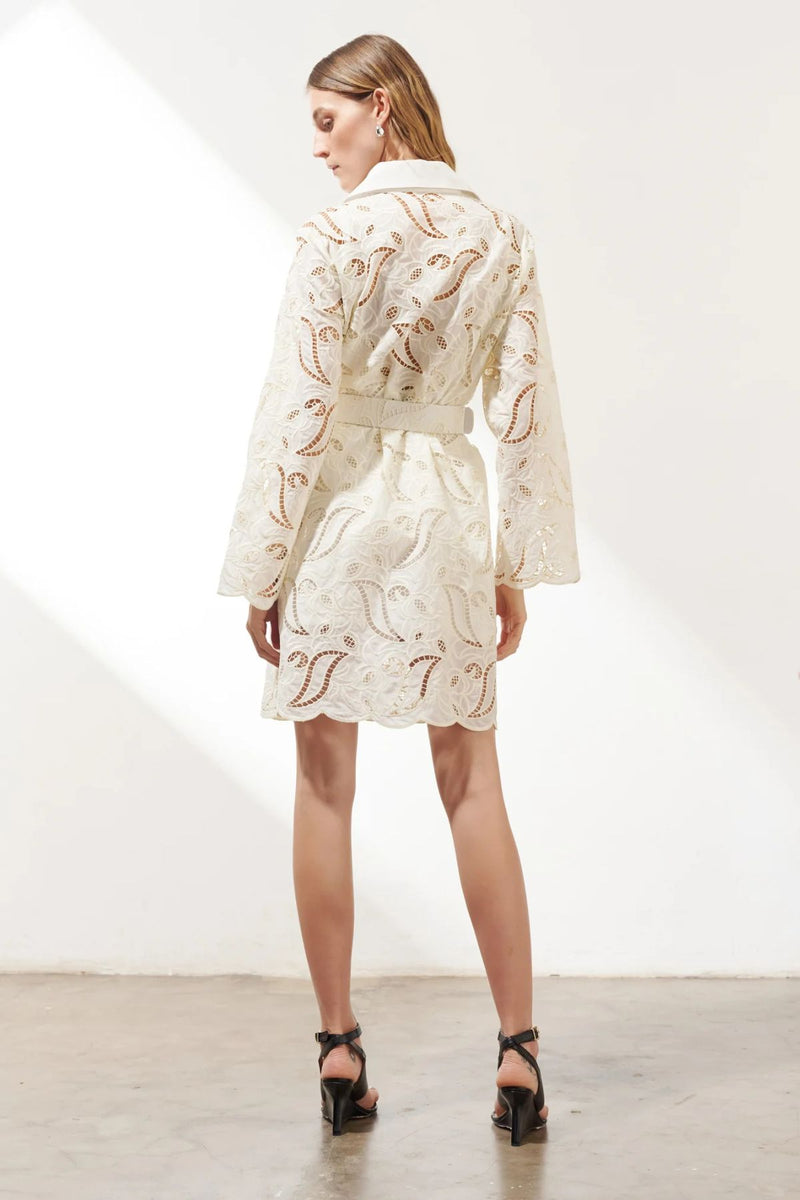 KIMONO POSITANO OFF WHITE