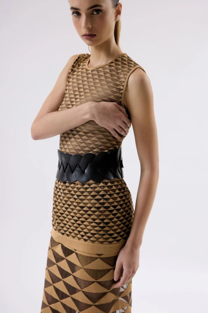 REGATA TRIÂNGULO MEREDITH OCRE