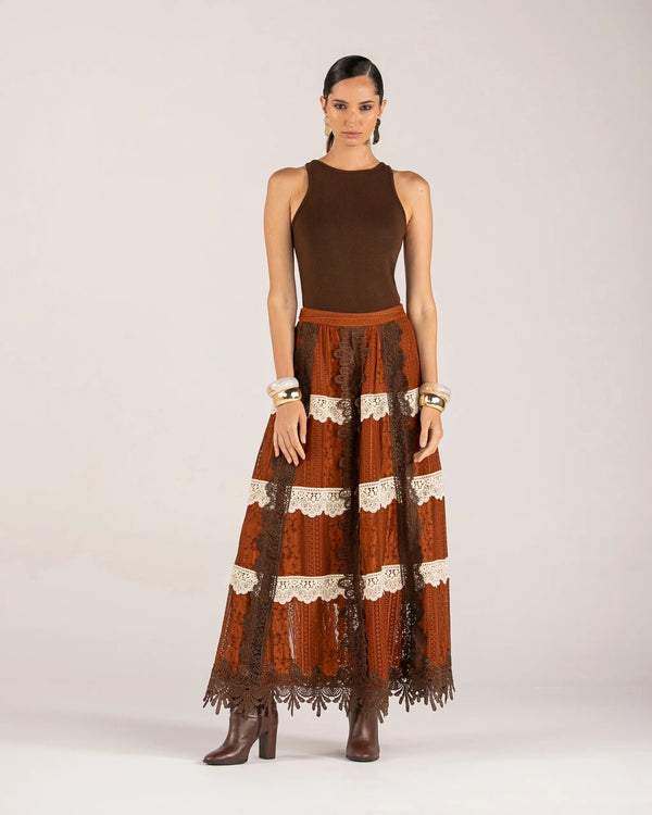 SAIA LONGA PATCHWORK DE RENDAS