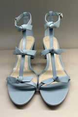 SANDÁLIA SLIM LOLITA RAFIA DUST BLUE (SANDÁLIA SALTO MÉDIO)