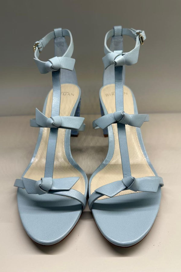 SANDÁLIA SLIM LOLITA RAFIA DUST BLUE (SANDÁLIA SALTO MÉDIO)